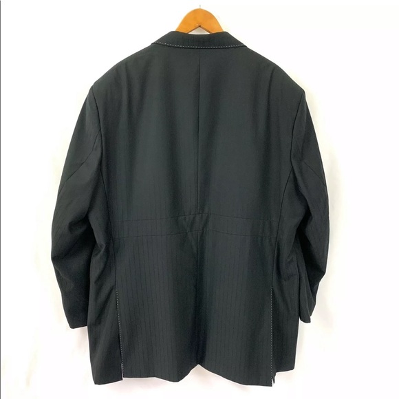 Valentino Ferrel 50R 2XL Italy Mens Blazer Black